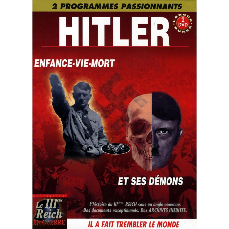 HITLER - Hitler Enfance vie mort - Hitler et ses démons - COFFRET 2 DVD
