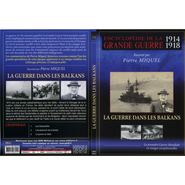 GUERRE DANS LES BALKANS - GRANDE GUERRE V3 - Encyclopédie de la Grande Guerre 1914-1918 - DVD