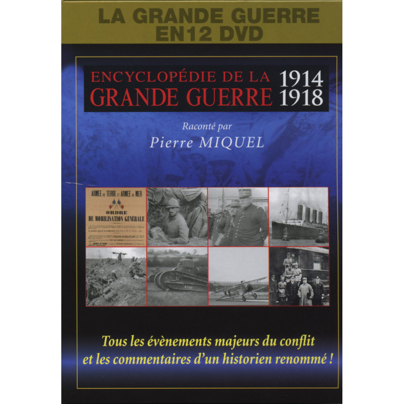 LA GRANDE GUERRE 14-18 - INTEGRALE - 12 DVD