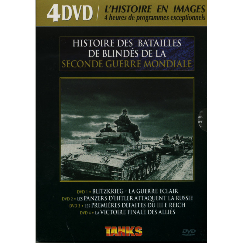 HISTOIRE BATAILLES TANKS 4 DVD