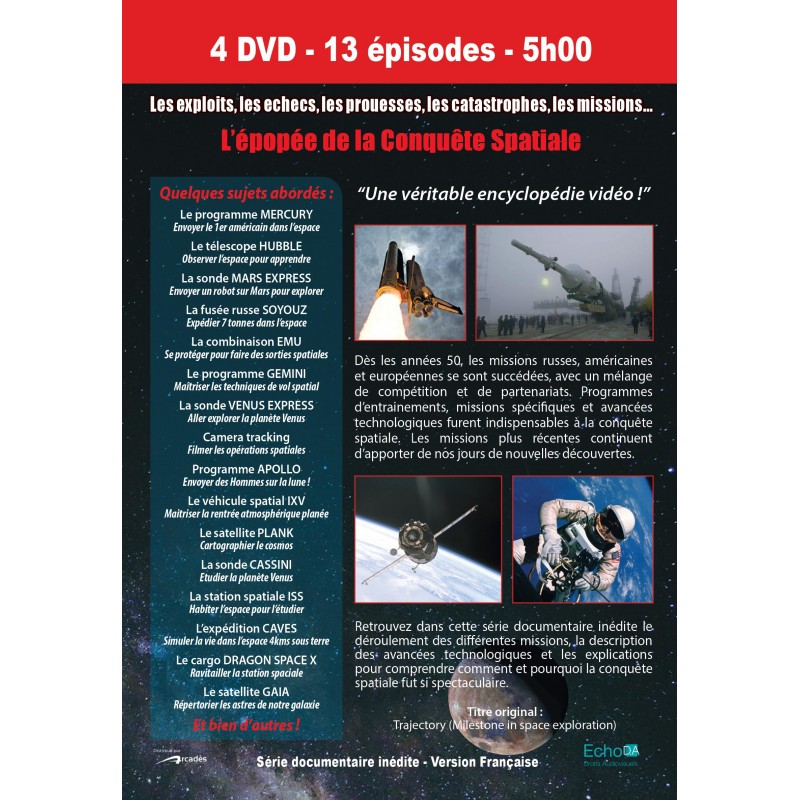 Histoire de la conquête spatiale 4 DVD